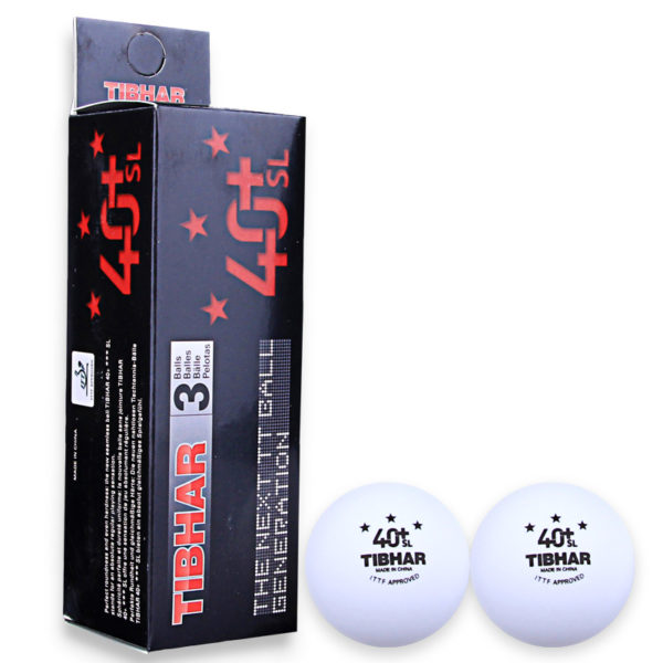 TIBHAR 40+ 3 STAR SL ไร้รอยต่อ (ITTF) สีขาว (ราคา/3 ลูก)