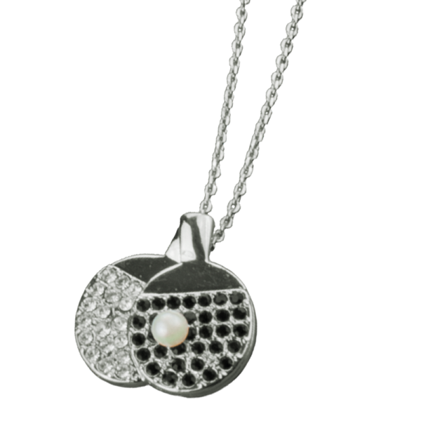 TIBHAR NECKLECE BAT CRYTAL SILVER