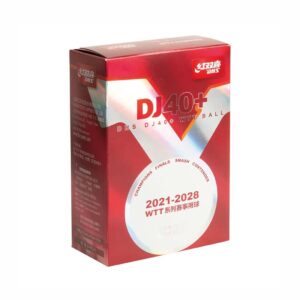 DHS DJ40+ WTT BALL 3 STAR (ITTF) สีขาว แพ็ค 6 ลูก