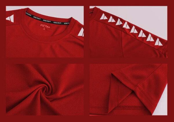 VICTAS VC-856 T-SHIRTS RED - Image 2