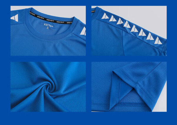 VICTAS VC-856 T-SHIRTS BLUE - Image 3