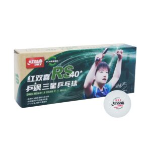 DHS RS40+A WTT 3 STAR (ITTF) แพ็ค 10 ลูก สีขาว