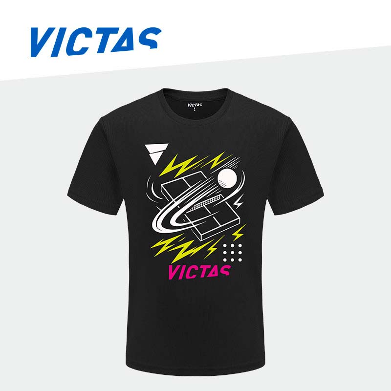 VICTAS VC-508 T-SHIRTS BLACK