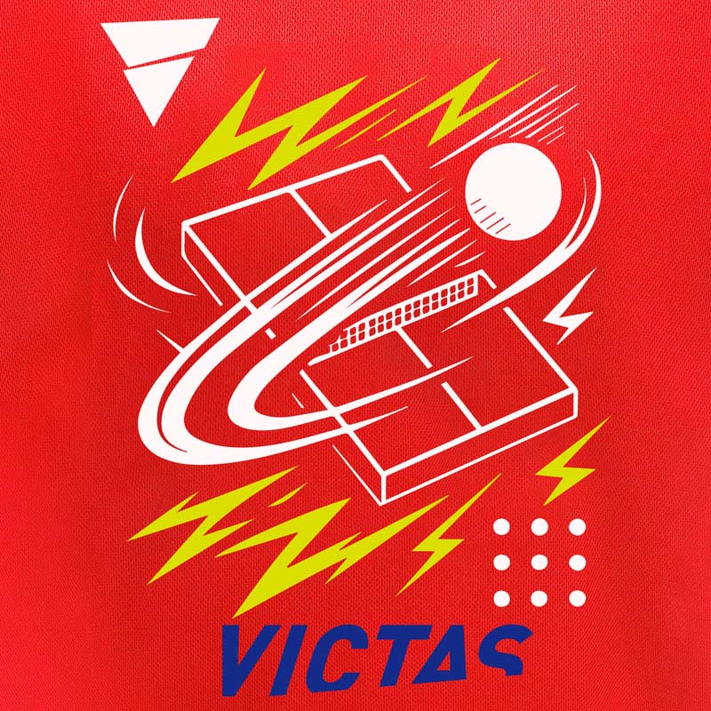 VICTAS VC-508 T-SHIRTS RED - Image 4